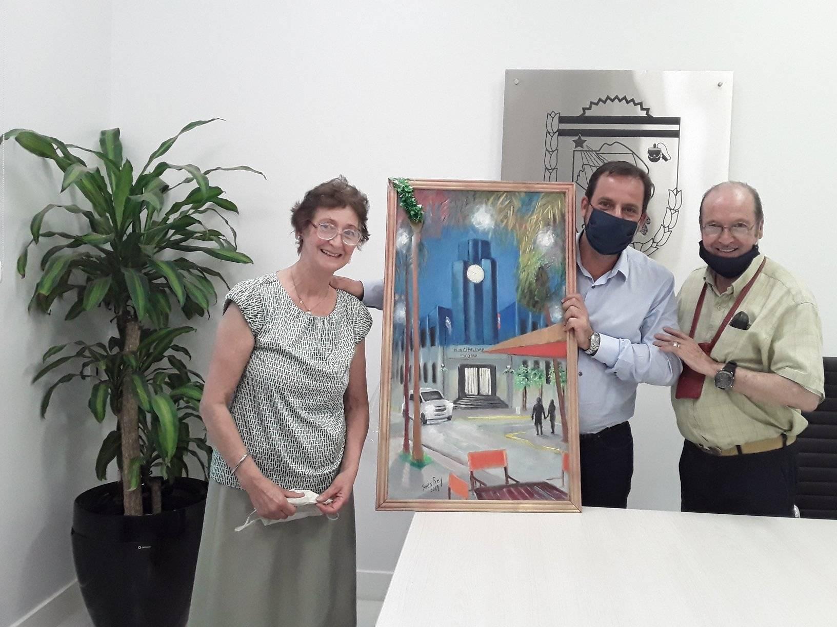 Entrega de obra a las autoridades de la Municipalidad de Escobar